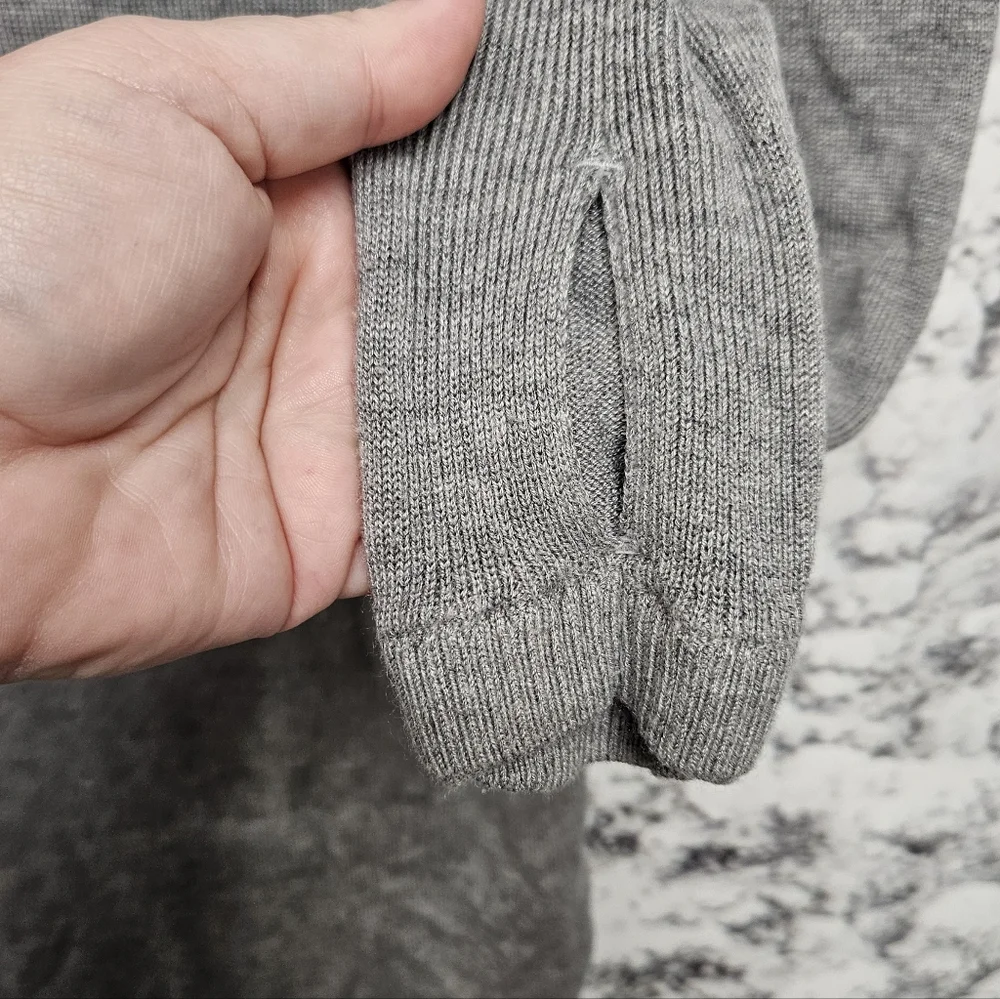 Lululemon Sunshine Coast Long Sleeve Sweater, Gray Thin Cashmere Blend
